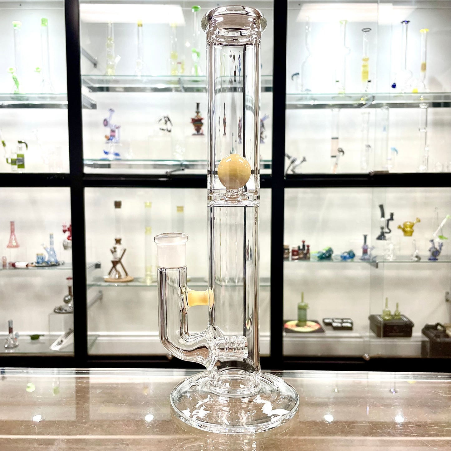 Green Belt 12"- 14” Stemline w/ Marble Splash Guard Straight Tube