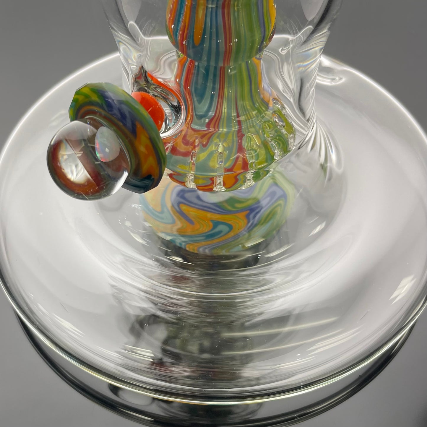 Blazed Worked King Bubbler - Unicorn Poop