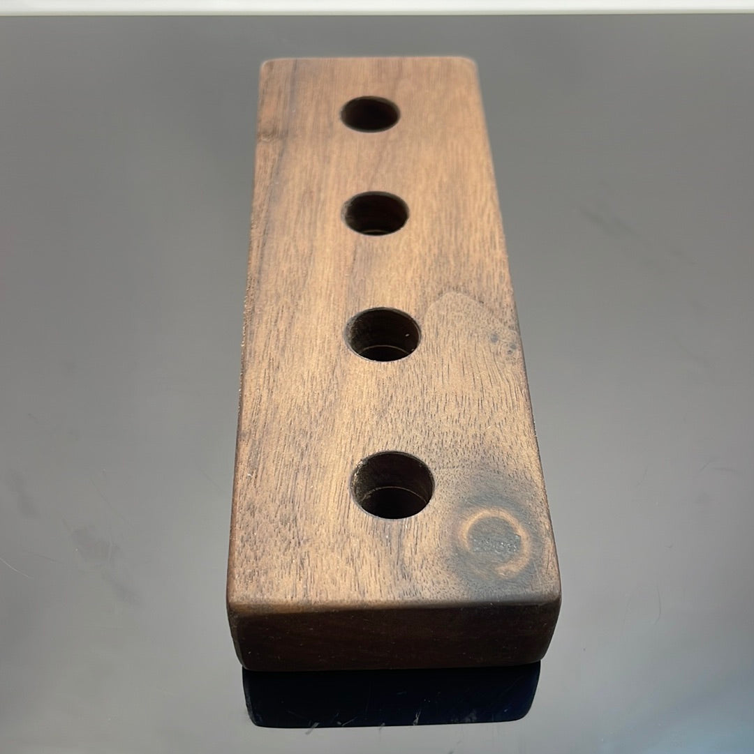 Futo 4 Hole Bowl Stand - 14mm Walnut