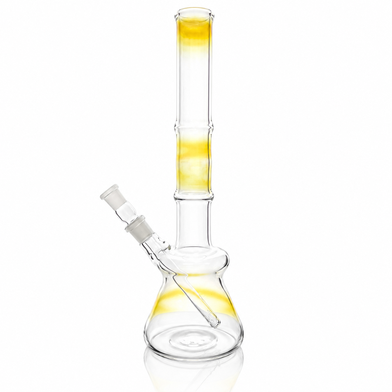 Mastah Glass Fumed Heavy Walled Beaker w/ 18mm-18mm Stem
