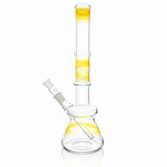 Mastah Glass Fumed Heavy Walled Beaker w/ 18mm-18mm Stem