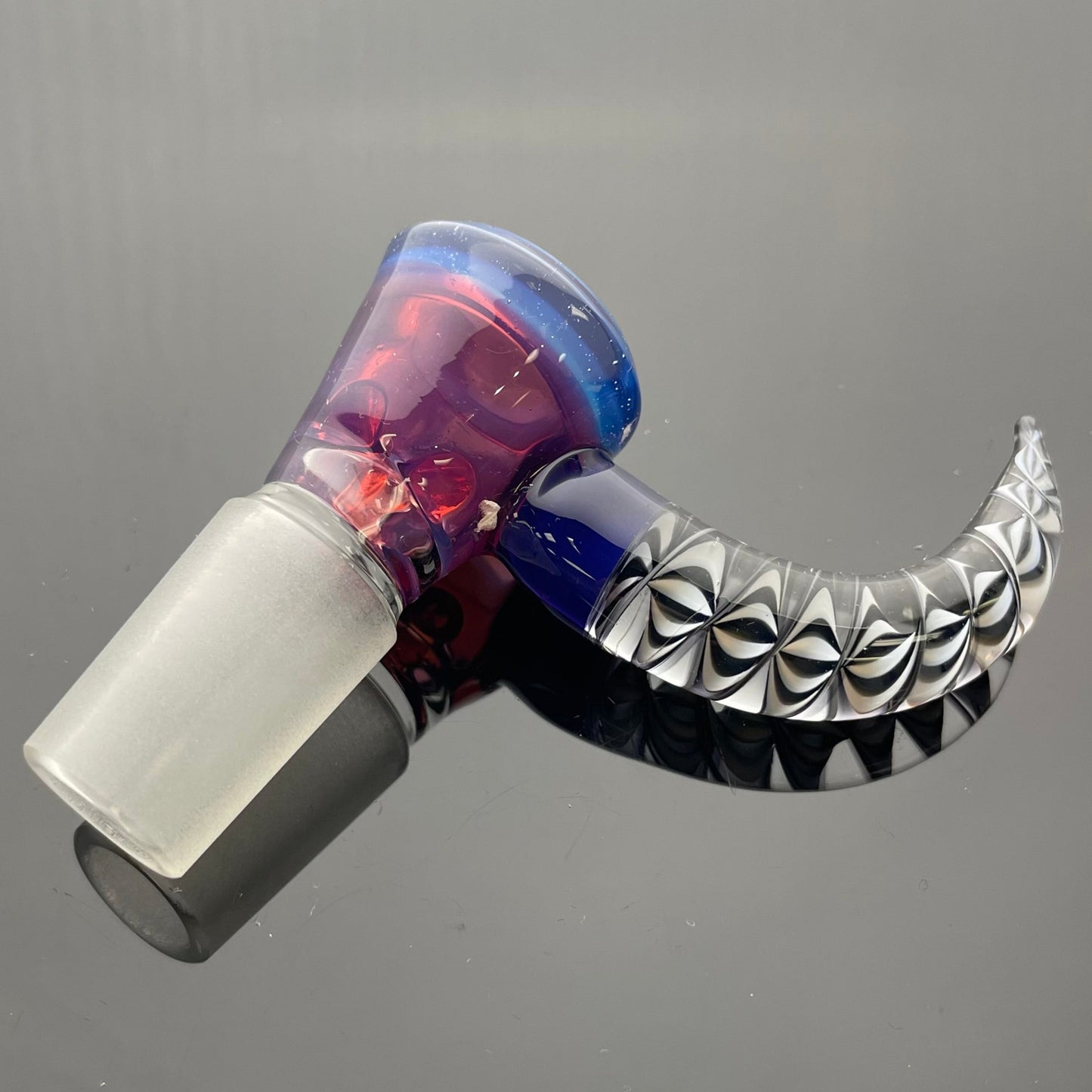 Mooks Glass 18mm 4 Hole Worked Bowl - #8