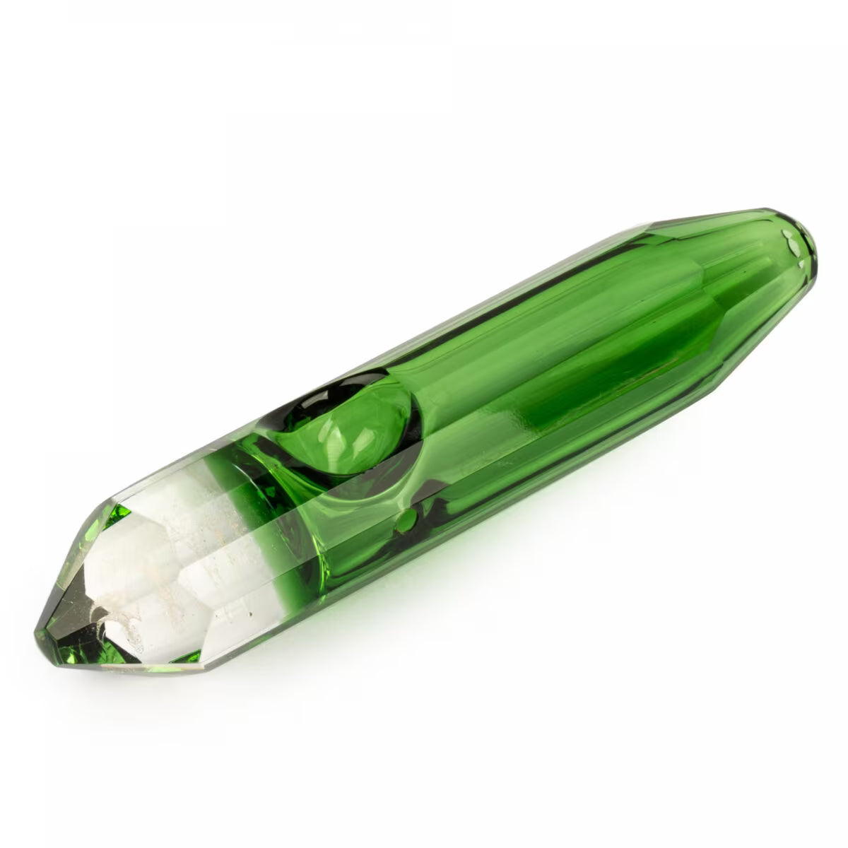 Red Eye Glass 4.5" Crystal Hand Pipe - Various Colours