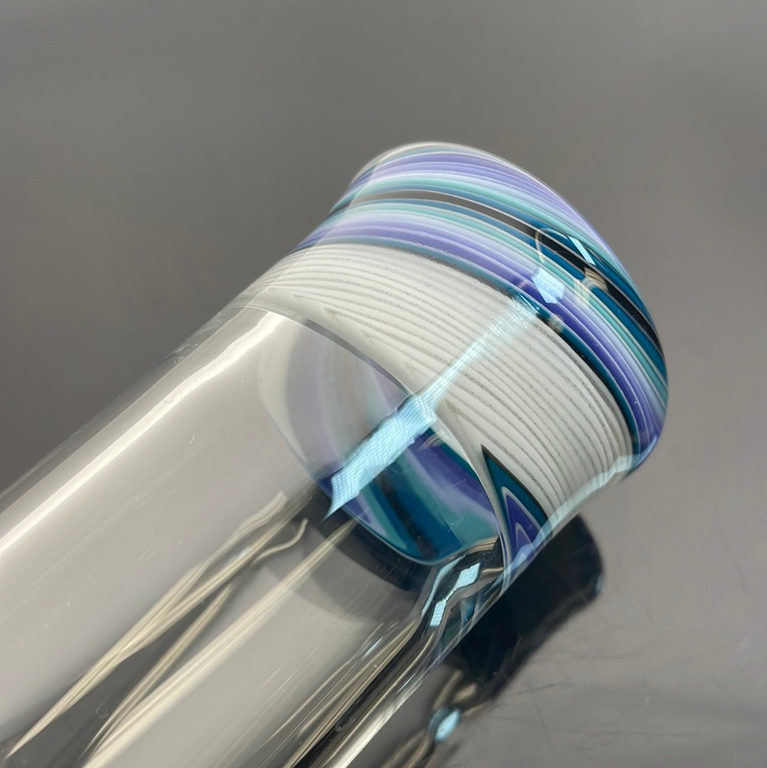 Gore Glass Colour Accented Dual Stem