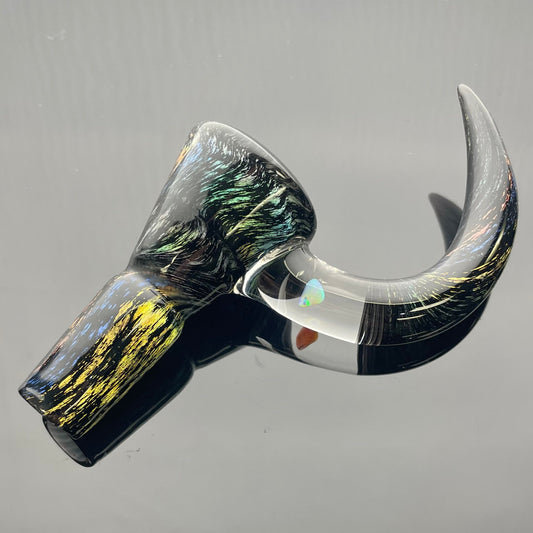 Kobb 18mm 4-Hole Fully Worked Bowl w/ Opal - #28