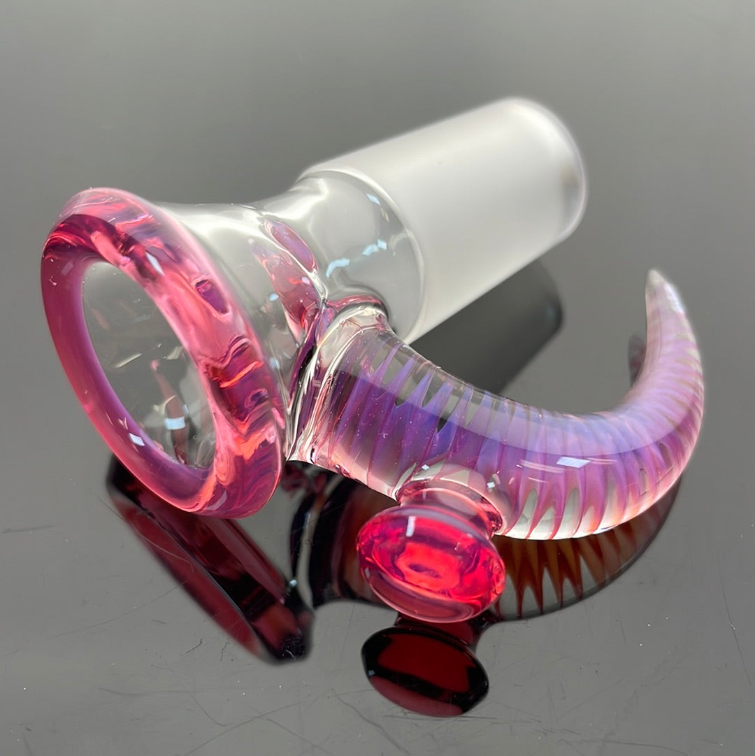 Jamms Clear Base Bowl w/ Colour Lip & Cane 18mm 4 Hole