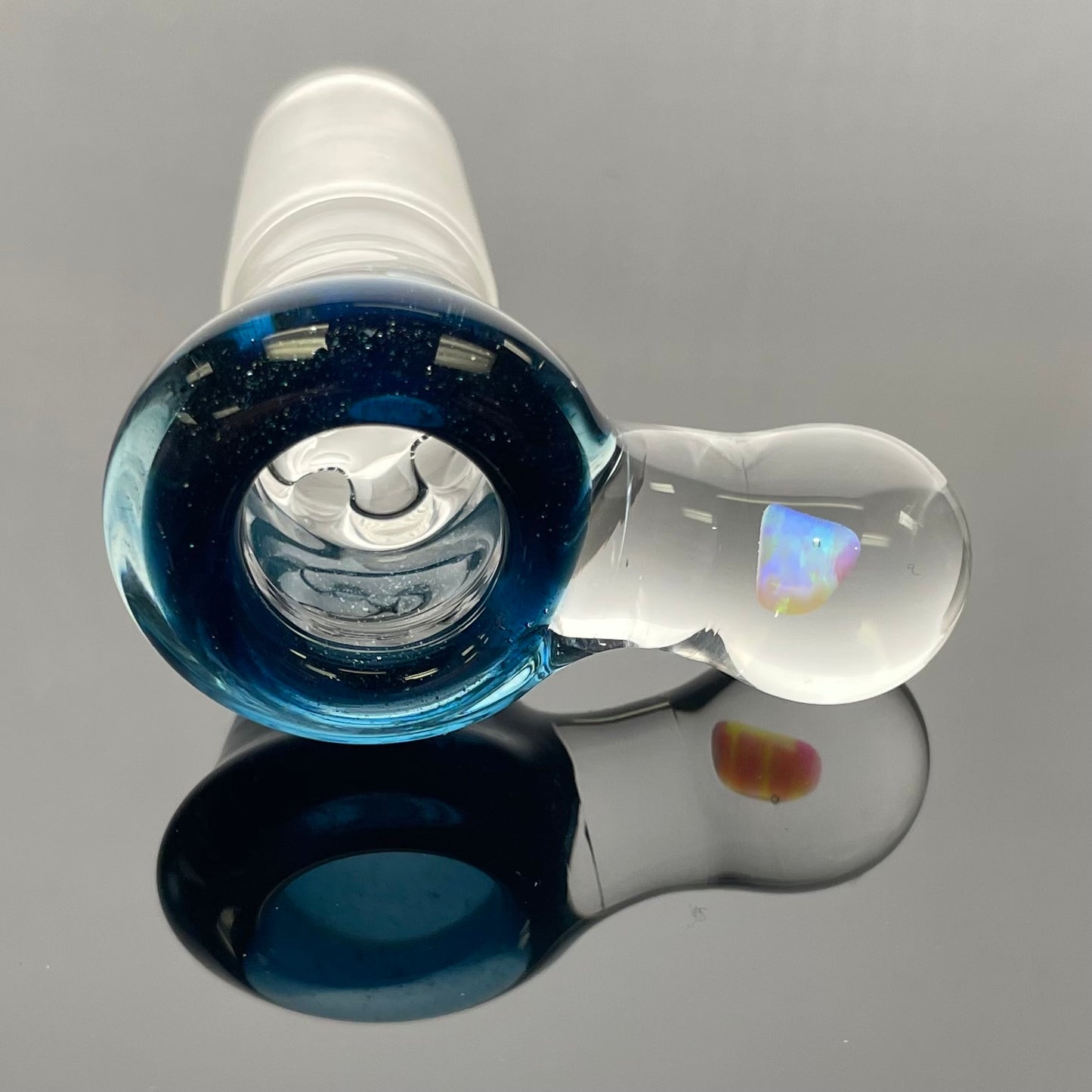 Green Belt Colour Accented Beaker - Heavy Blue Stardust