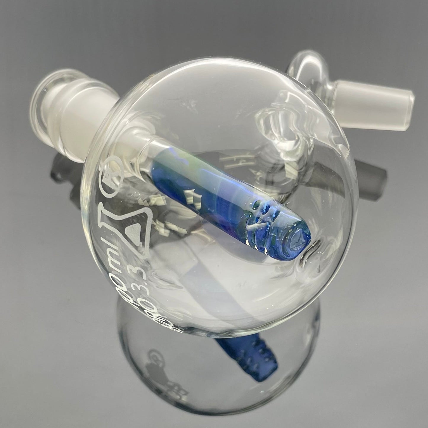 Kobb Boiling Flask Ash Catcher w/ Coloured Stem 14mm 45