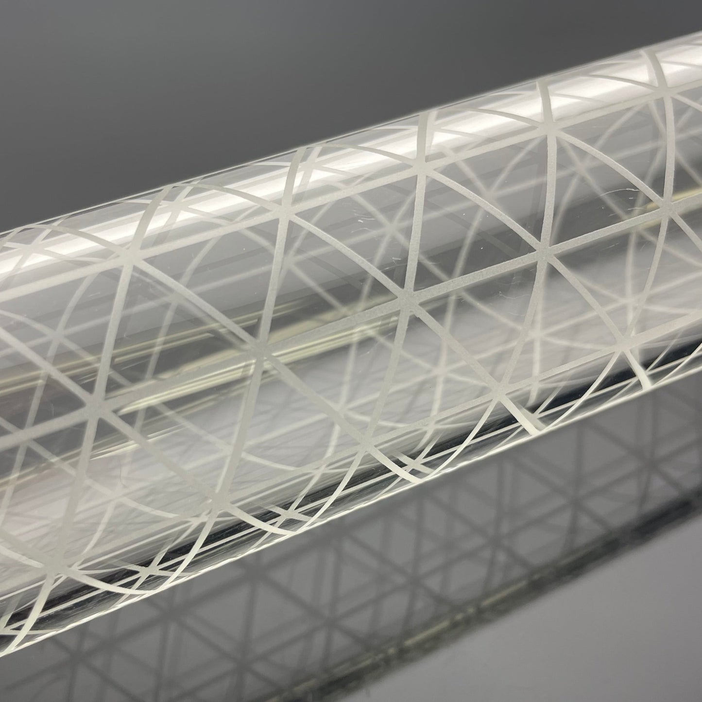 Gnob Glass 44mm 16" Reactor Stemline w/ Sandblasting - #6