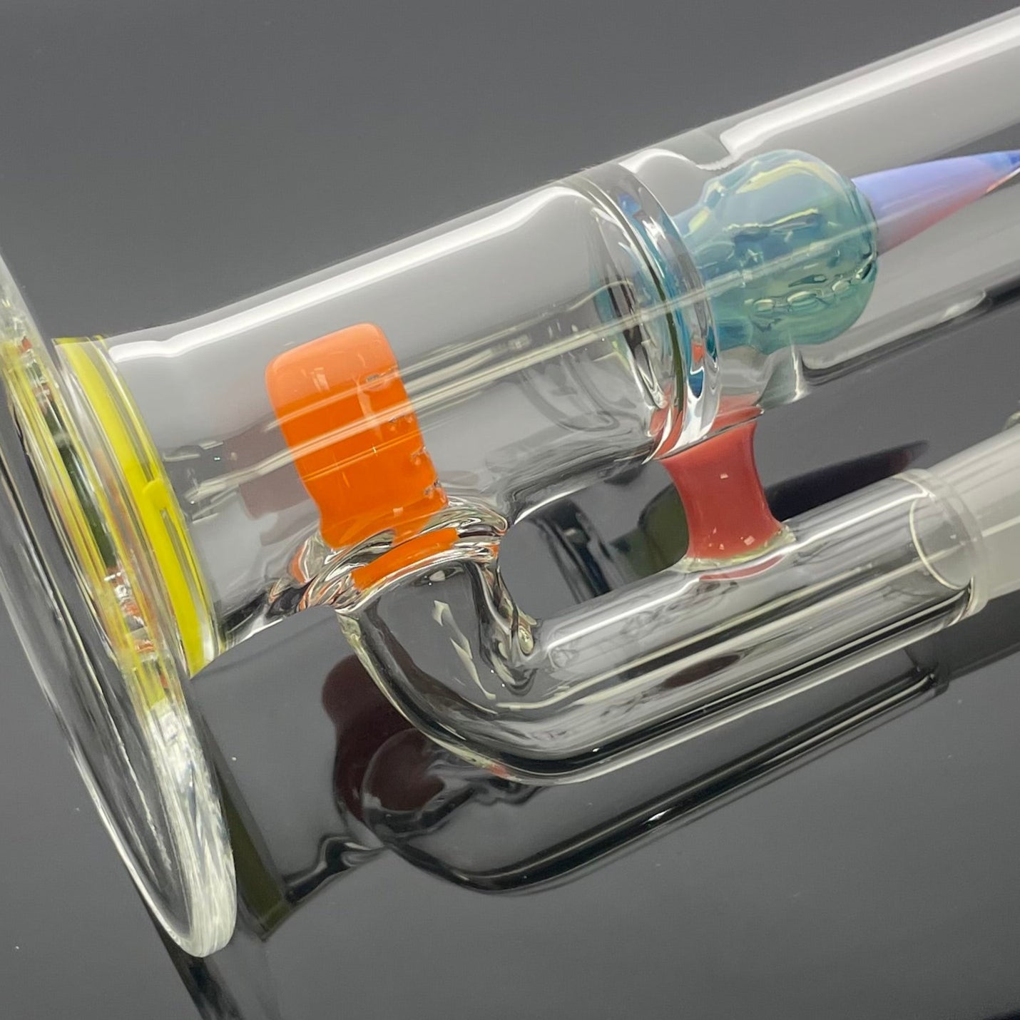 Green Belt 17" Colour Accented Inline Tube w/ Imperial - Timber, Lucid, Aquamania, OJ, Canary & Zen Dragon