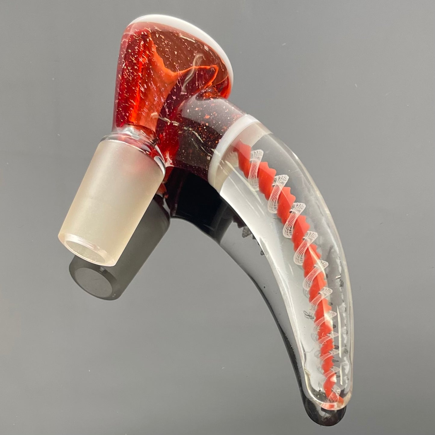 Glass With Jeremy 14mm Worked Horn Bowl w/ UV Accents - Various Colours