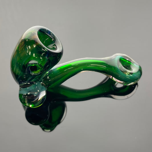 Kahuna Glass 3.5" Mini Sherlock Hand Pipe w/ Donut Mouthpiece