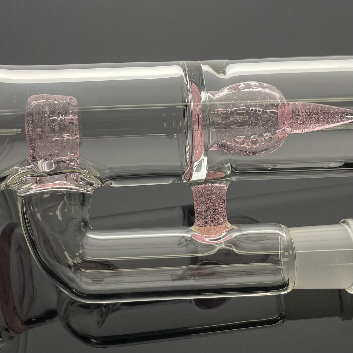 Green Belt Colour Accented Stemline Tube w/ Imperial - Pink Lollipop