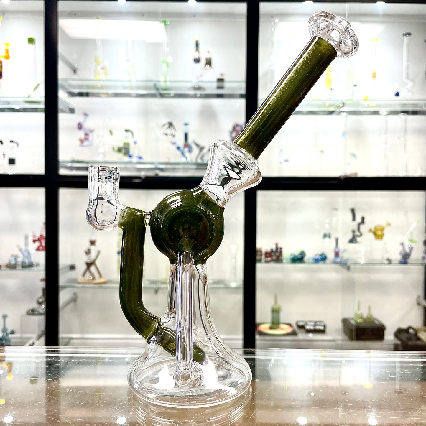 Eka Glass Lil' Dipper Rig - Bio Diesel Sparkle