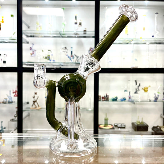 Eka Glass Lil' Dipper Rig - Bio Diesel Sparkle