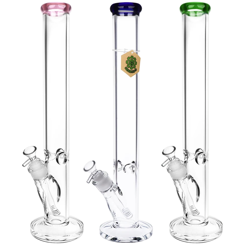 SeshGear Classic 17.75" 7mm Straight Tube w/ Colour Accents - Various Colours