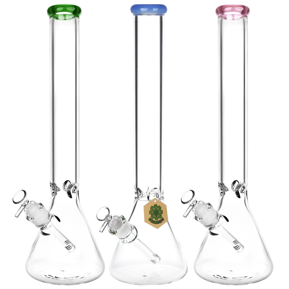 SeshGear Classic 18" 7mm Beaker w/ Colour Accents - Various Colours