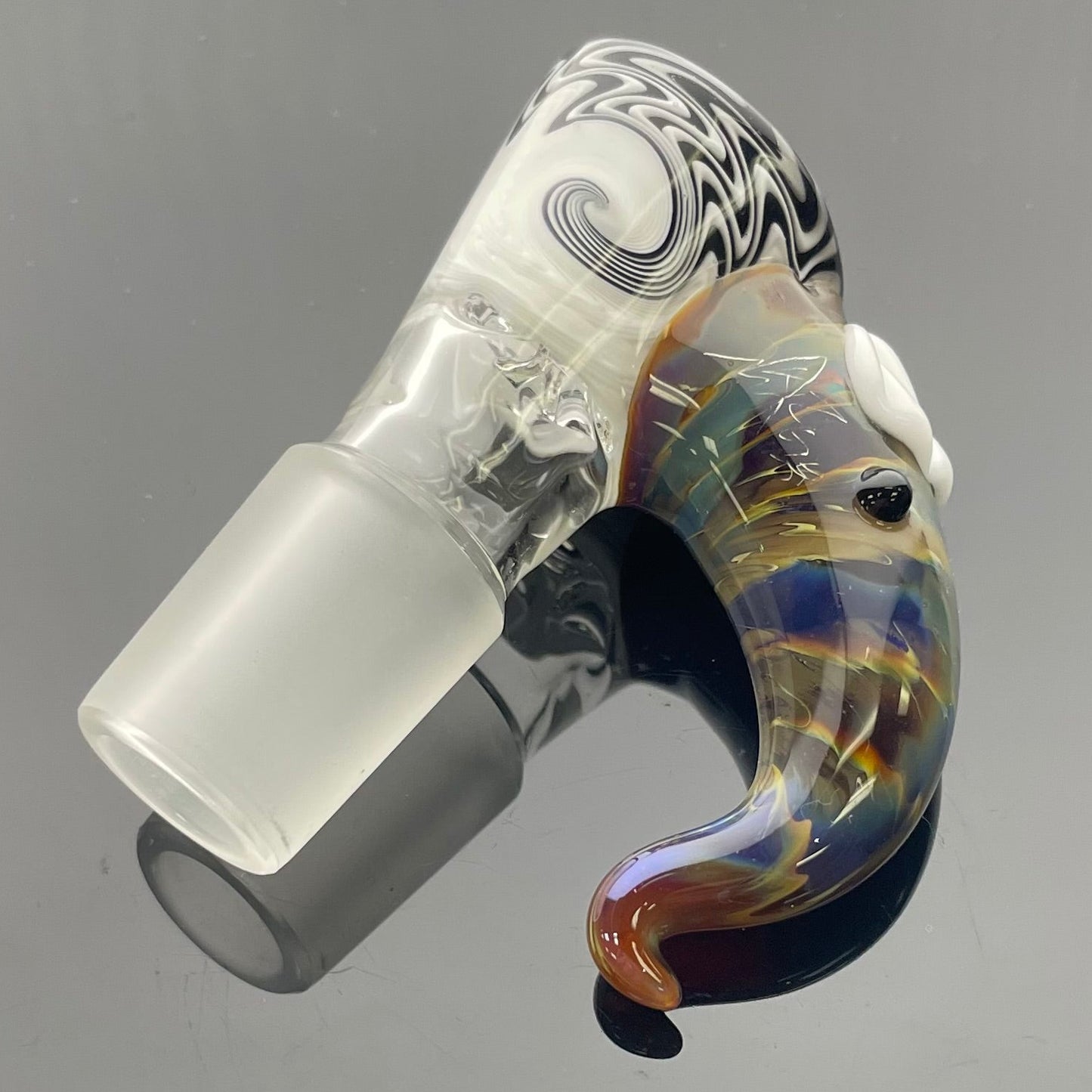 Kahuna Worked Wigwag Bowl 18mm 4 Hole