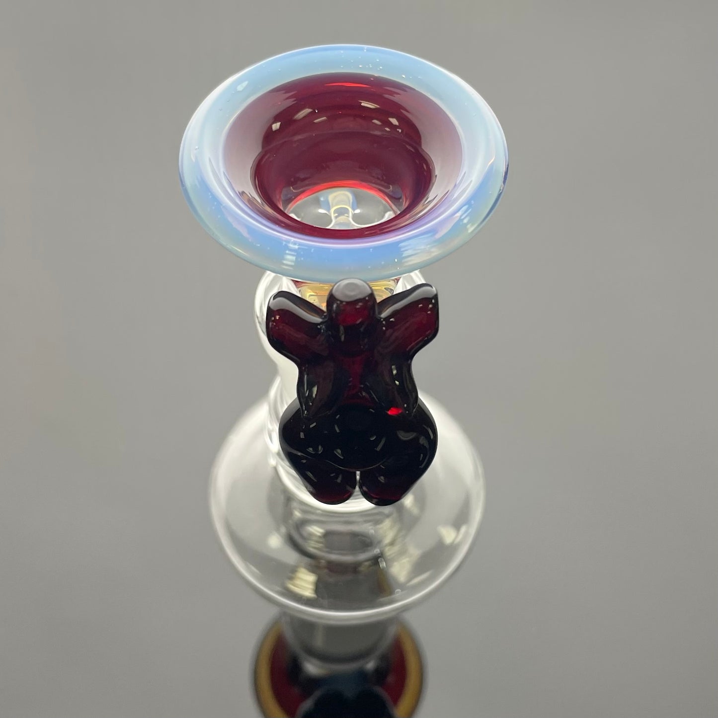 Red Heady x Beccalicious Blue phoenix & Glopal 18mm 4 Hole Babe Bowl