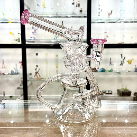 Mimzy Colour Accented Full Scroller Recycler - 14mm