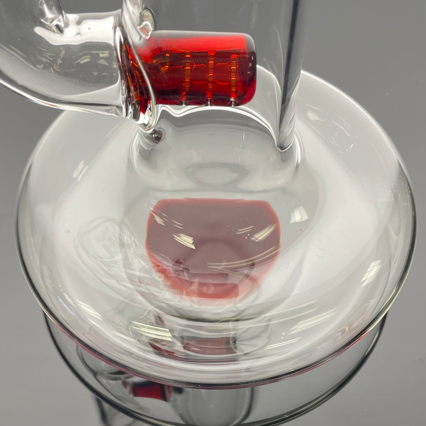 Green Belt Colour Accented Hollow Foot Stemline Tube - Pomegranate