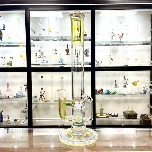 Green Belt Colour Accented Fume Stemline Drain Tube - Green Opal