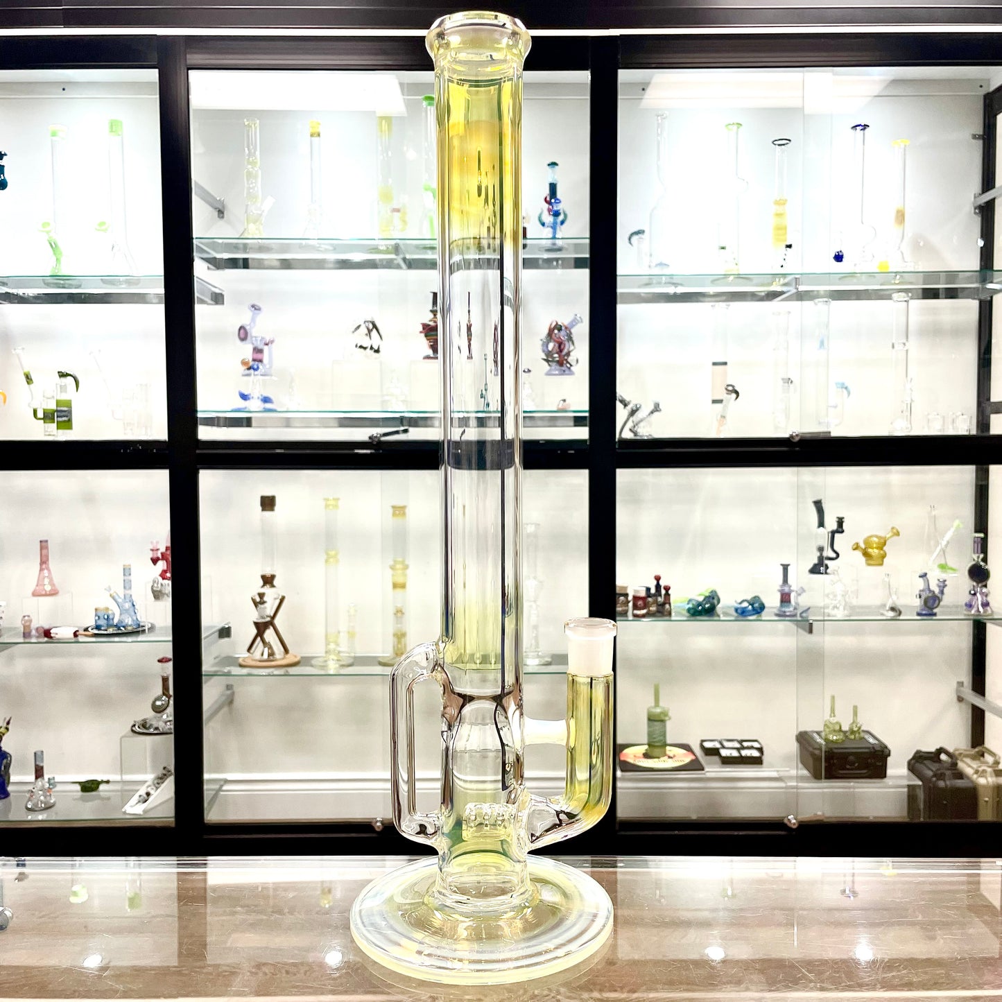 Green Belt Colour Accented Fume Inline Drain Tube - Ghost