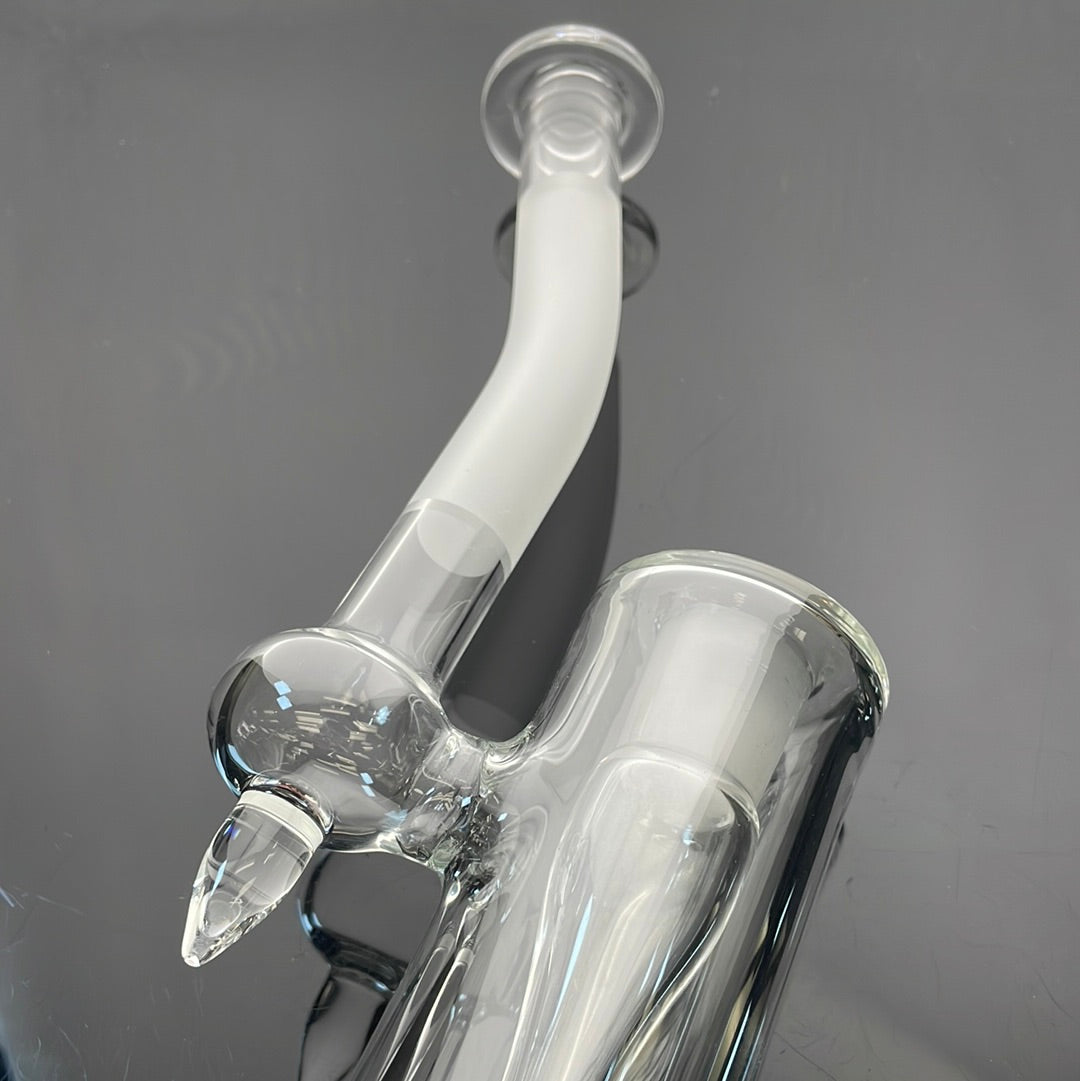 Green Belt Clear Single Bubbler 18mm