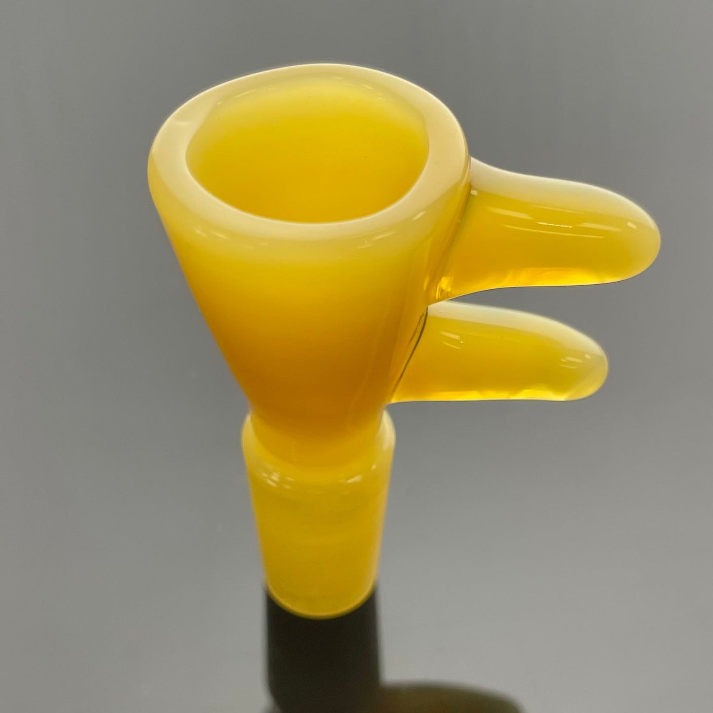 Glass With Jeremy 14mm 1 Hole 2 Horn Bowl
