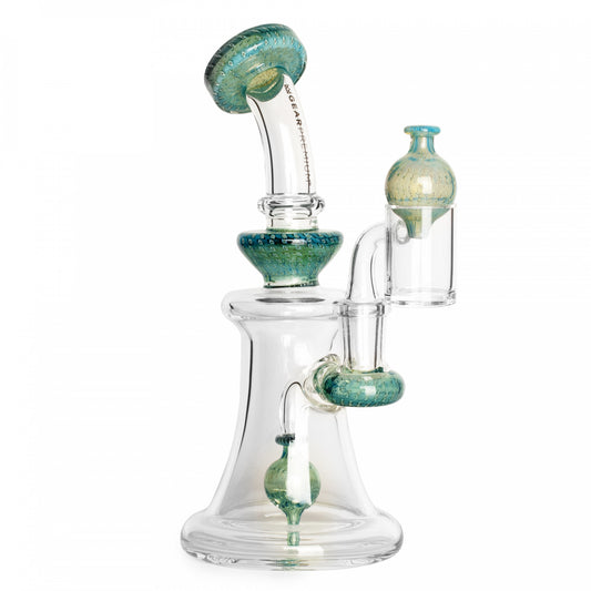 Gear Premium 7.5" Fizzer Bubble Tech Concentrate Rig - Teal