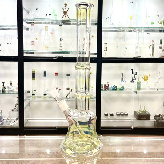 Mastah Glass Fumed Heavy Walled Beaker w/ 18mm-18mm Stem