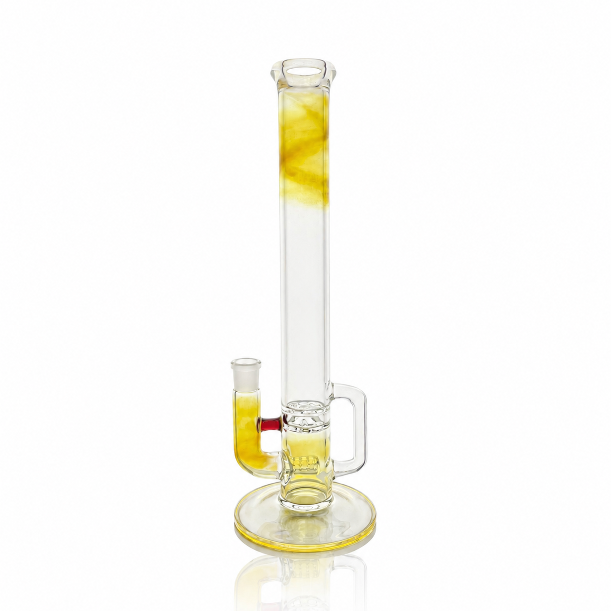 Green Belt Fume Blooper Stemline Tube w/ Drain