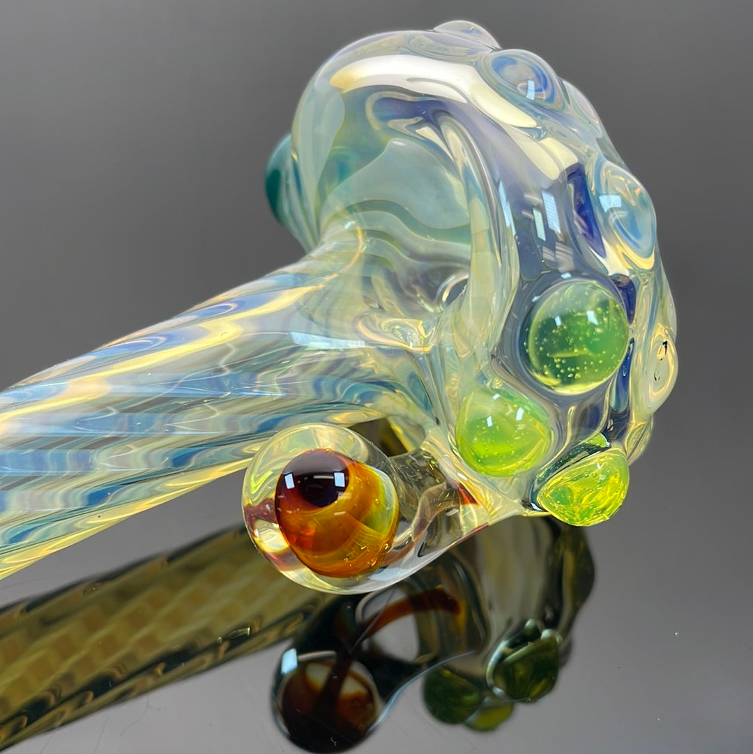 Eckardt Glass Fumed Mushroom Pipe