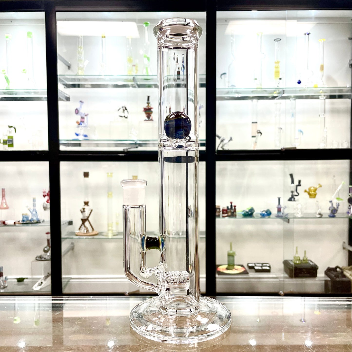 Green Belt 12"- 14” Stemline w/ Marble Splash Guard Straight Tube