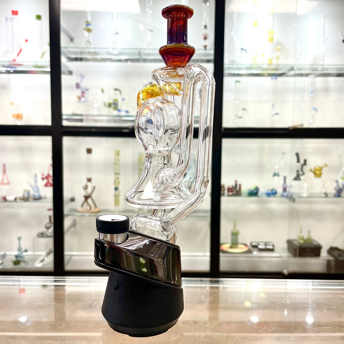 Mimzy Puffco Peak Pro Revolver Top - Colour Accented