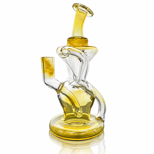 Mastah Glass 14mm Fumed Floater Recycler