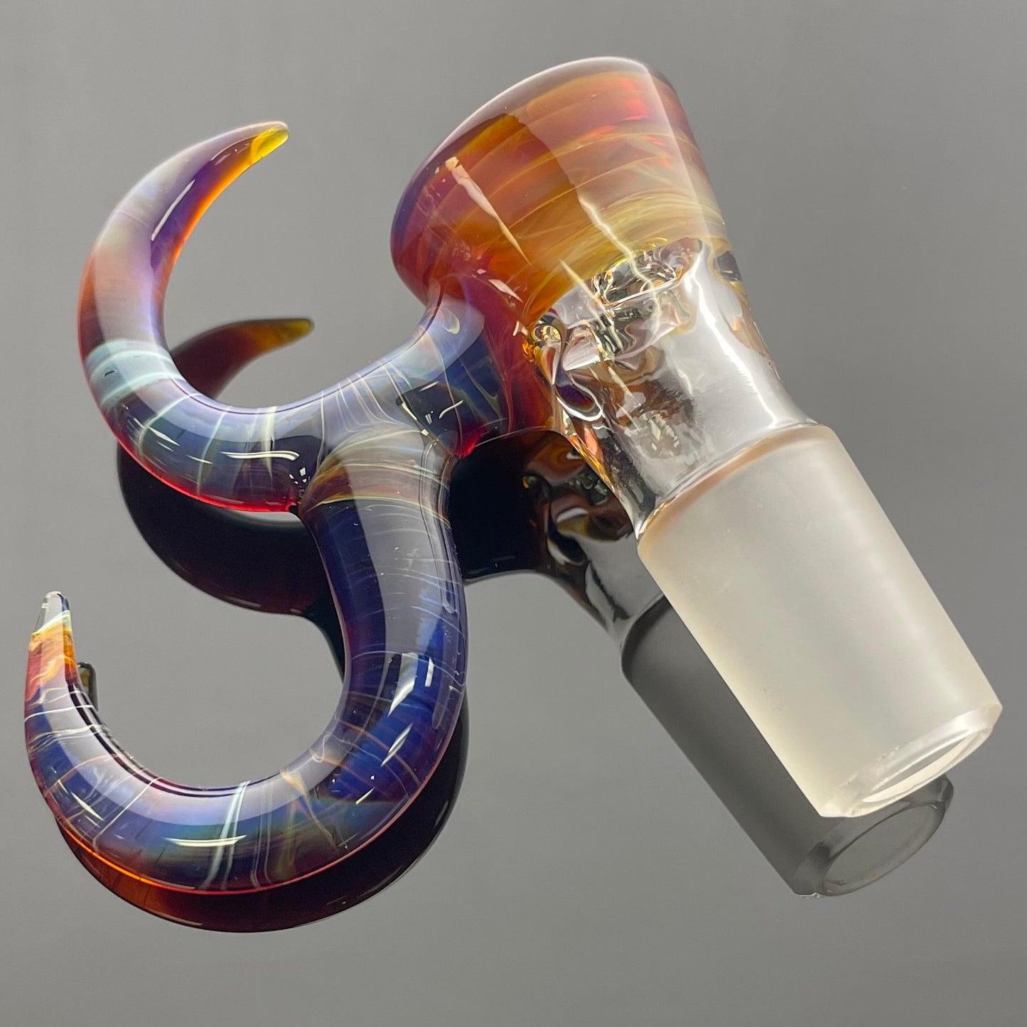 Gump Glass Bowl 2 Horn 18mm 4 Hole