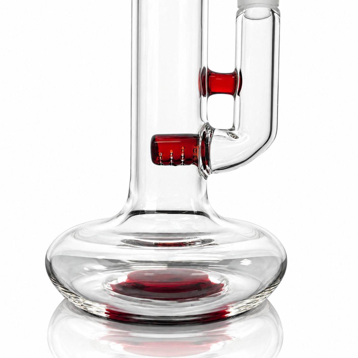 Green Belt Colour Accented Hollow Foot Stemline Tube - Pomegranate