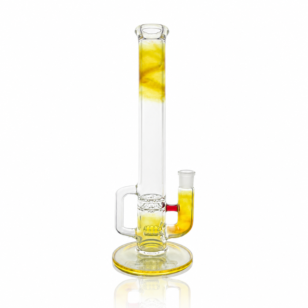 Green Belt Fume Blooper Stemline Tube w/ Drain
