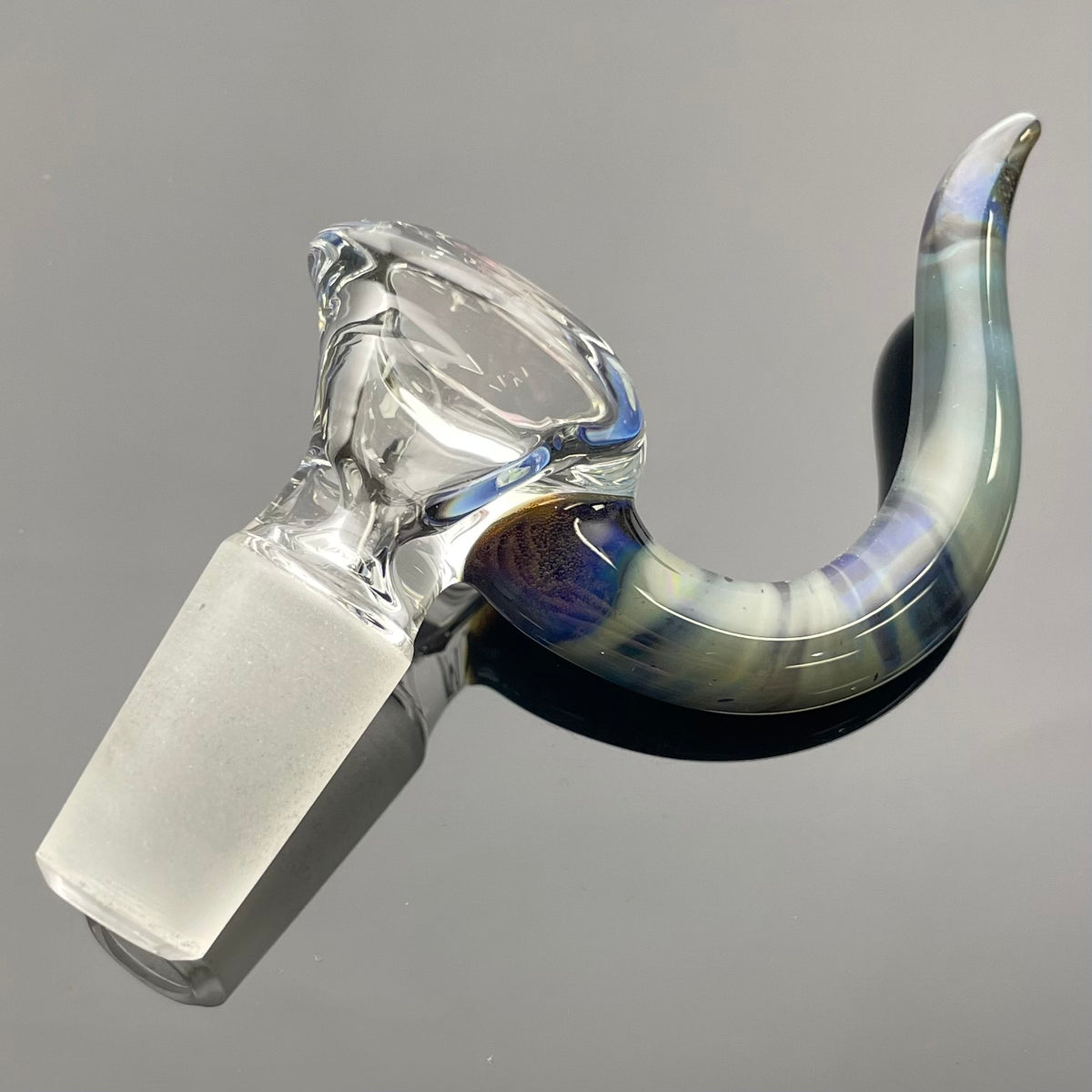 Discobox Clear Bowl w/ Horn 14mm 1 Hole