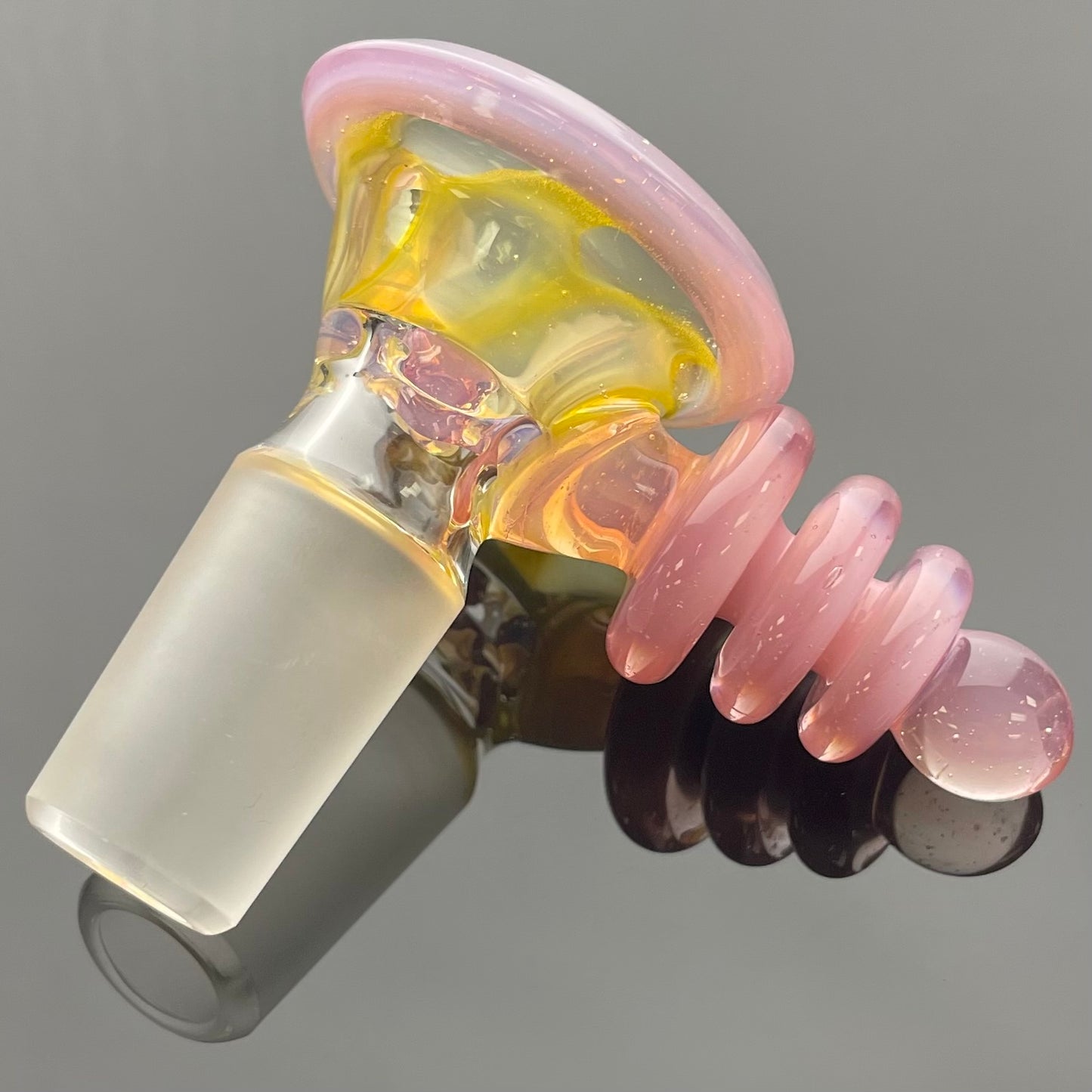 Red Heady Dual Uptake Honeycomb Fab Recycler Tube
