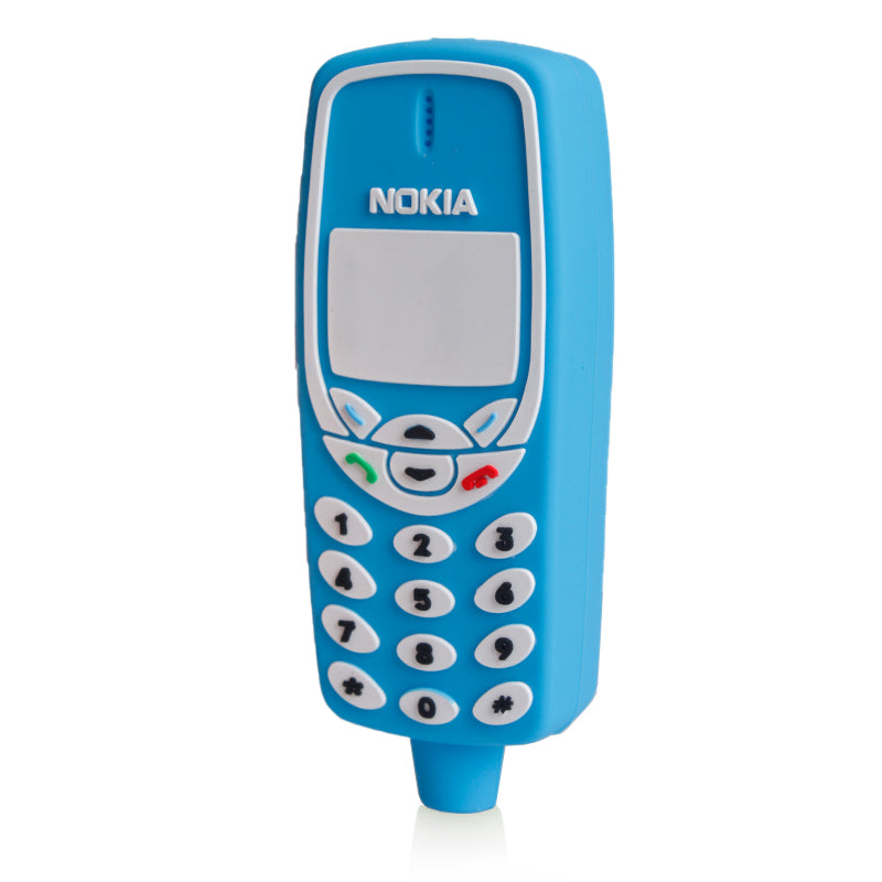 Arsenal 4" Old School Mobile Phone Silicone Hand Pipe - Various Colours