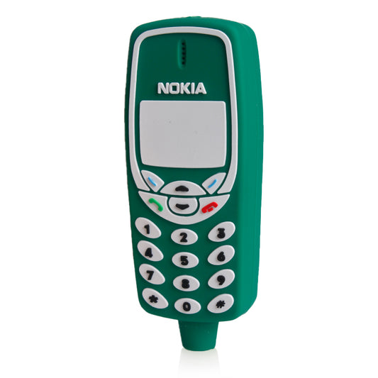 Arsenal 4" Old School Mobile Phone Silicone Hand Pipe - Various Colours