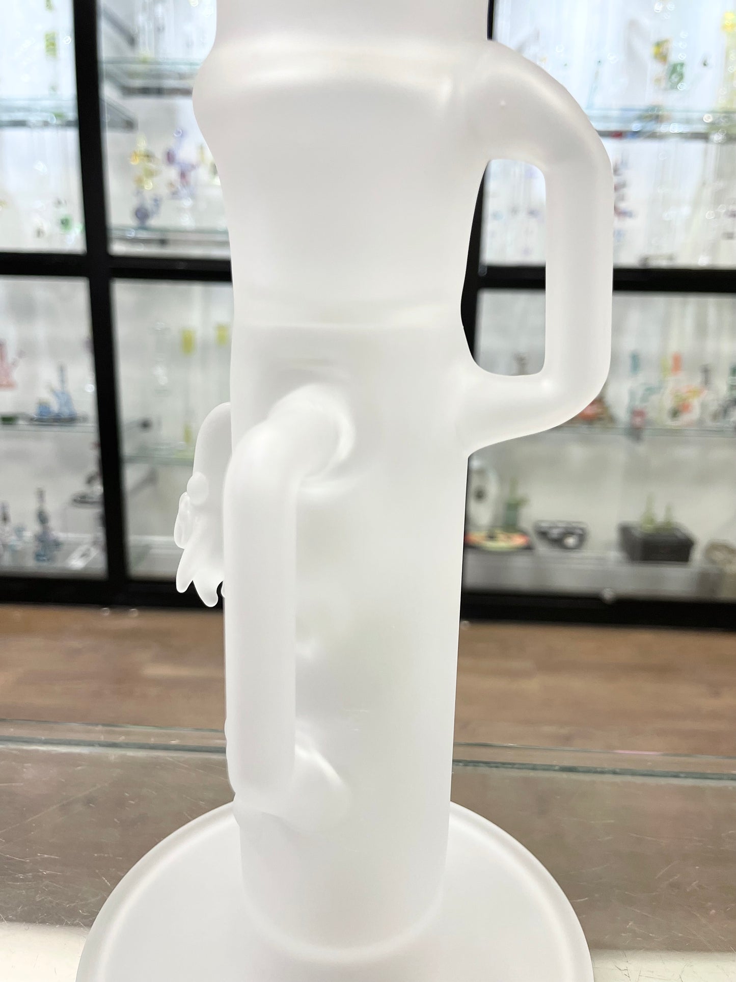 Kahuna Sandblasted Scalien Inline Recycler Straight Tube