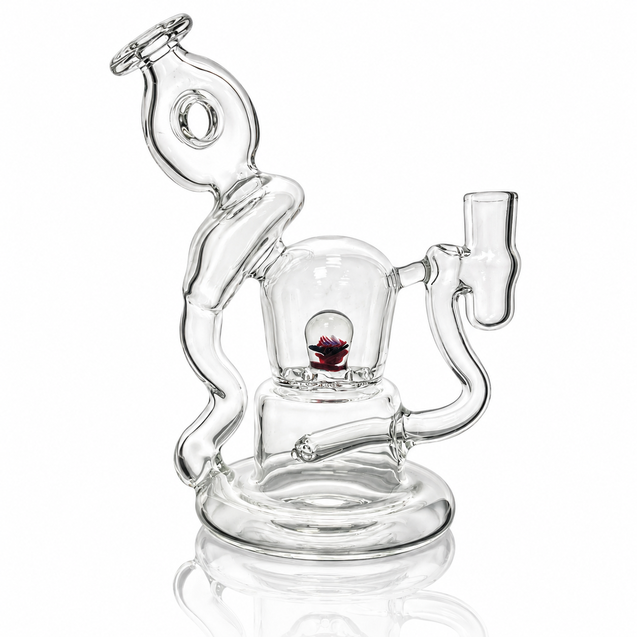 Mastah Glass 14mm 6 Hole Disk Recycler