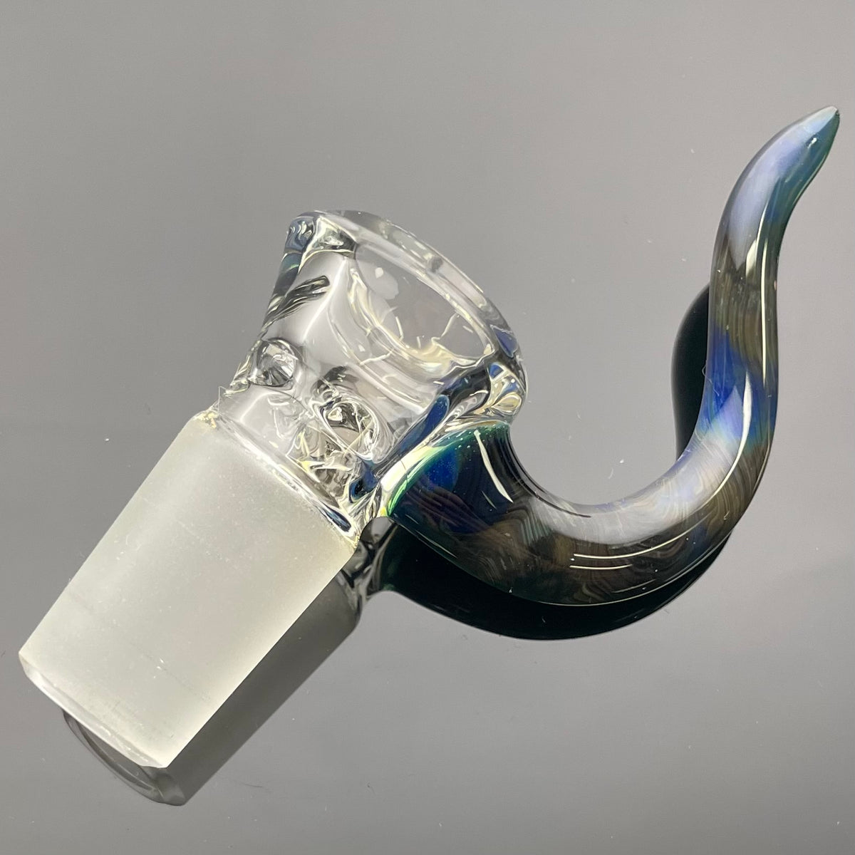 Discobox Clear Bowl w/ Horn 18mm 3 Hole