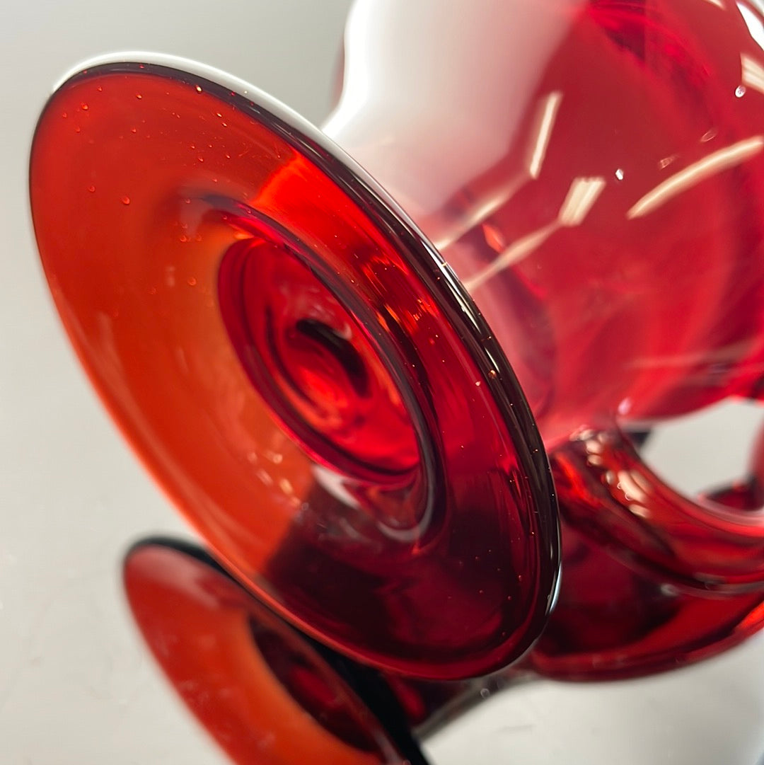 Mastah Glass Special Edition Worked Hash Lantern - Pomegranate / Phoenix