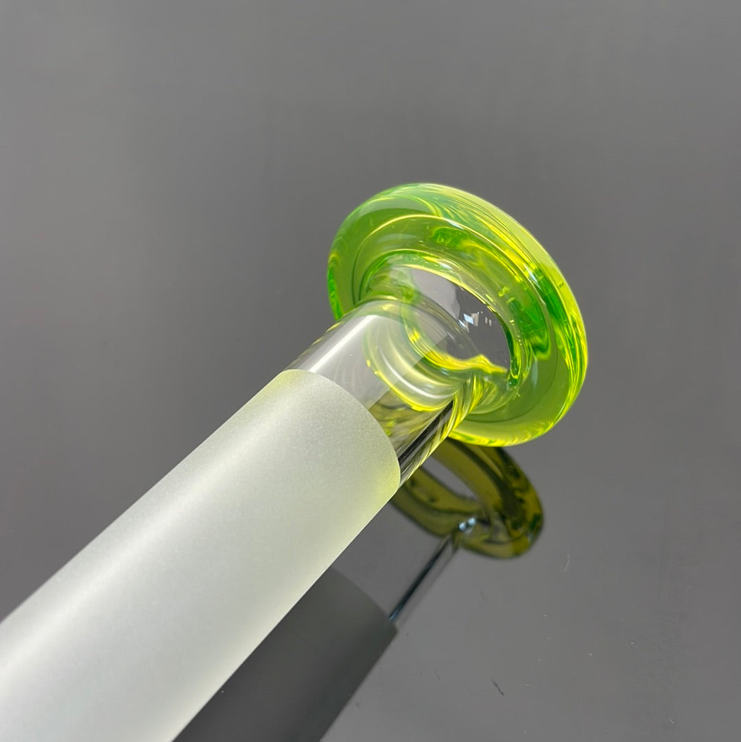 Green Belt Colour Accented Double Bubbler 18mm - Ion