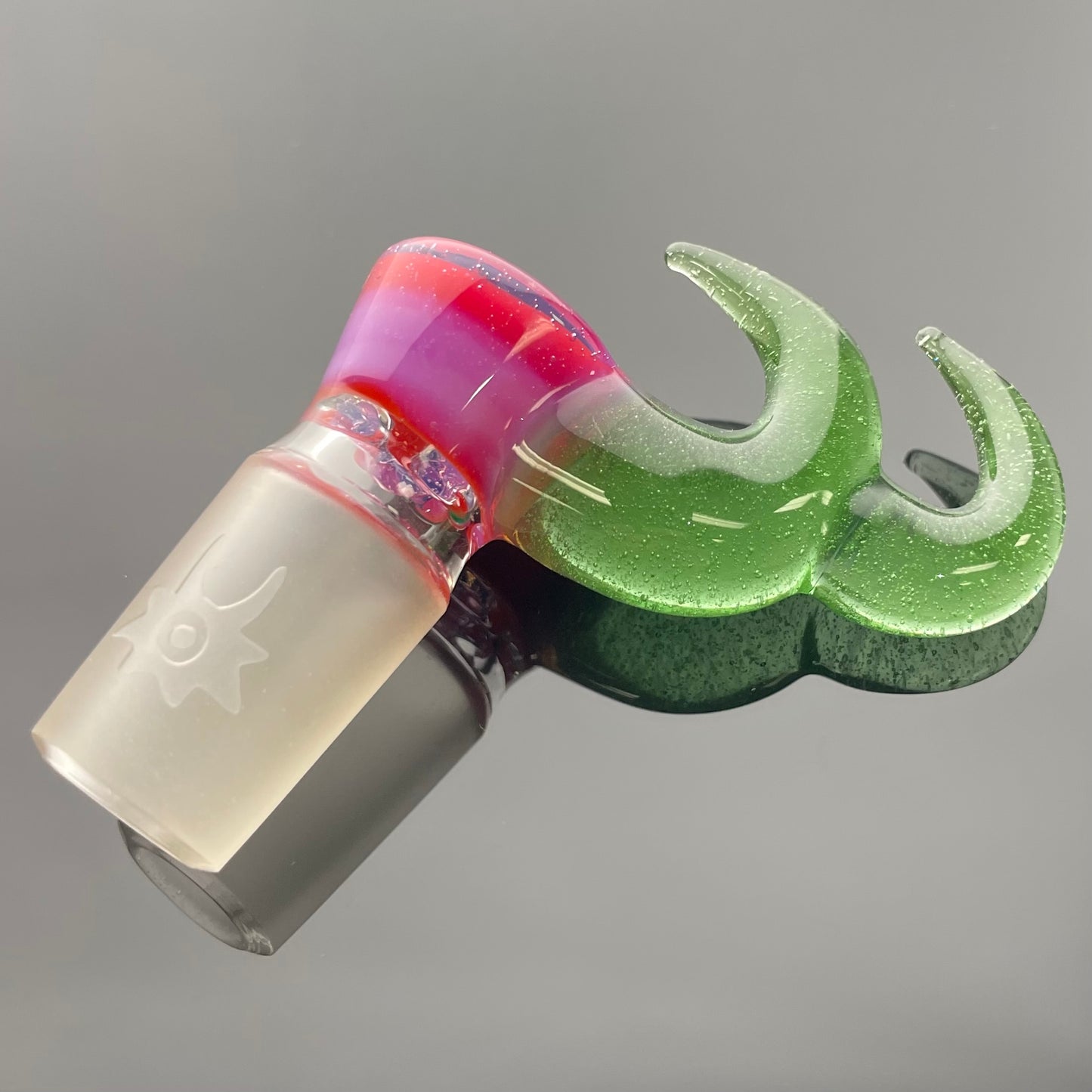 Mafe Worked Dual Radiant Perc Tube - "Mango Passionfruit"