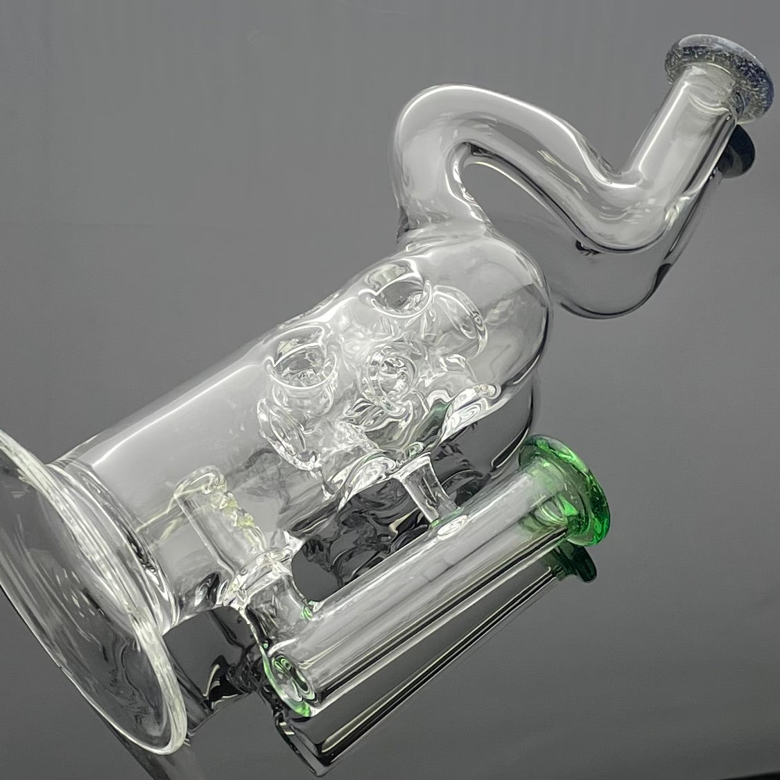 Mimzy Colour Accented Fab Rig w/ Bent Neck - 14mm